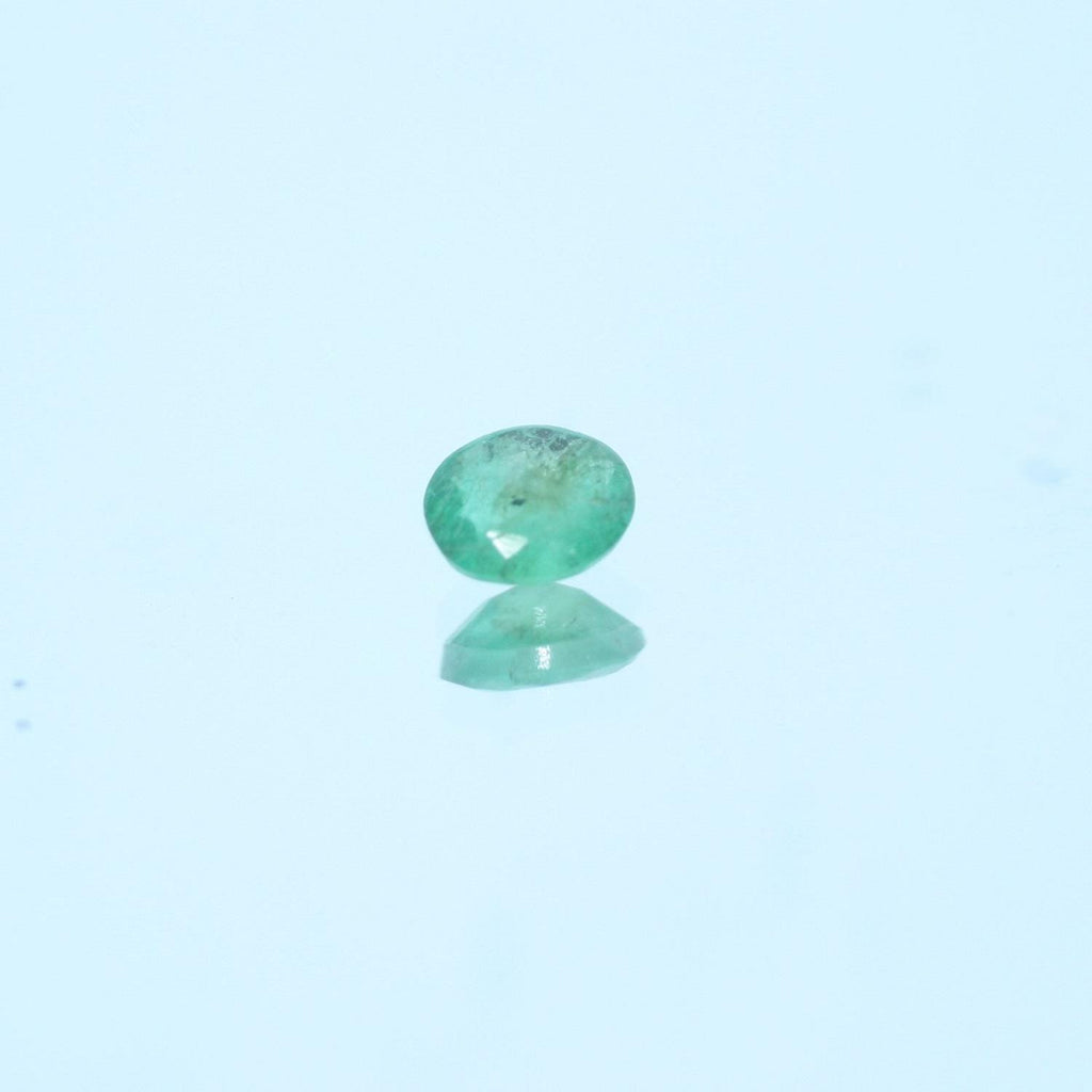 Lote de Esmeralda Facetada Ovalada 4,5x3,5mm.(20 Piezas)