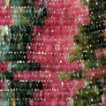 13" St Tourmaline Faceted Rondelle 6x2mm.-Strand 33cm