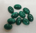 10 Pcs Lot Malachite Oval Cabochon (10Pcs ) 7x5mm