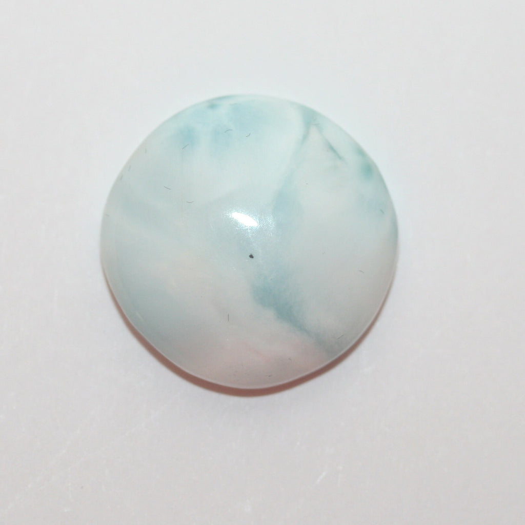 Larimar Round Cabochon 18ct - 18.5mm - Dominican Republic Stone