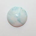 Larimar Round Cabochon 18ct - 18.5mm - Dominican Republic Stone