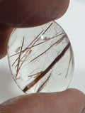 Top Quality Rutilated Quartz Oval Cabochon 21.6x16.3mm 18.33ct- One of a Kind- Copper Rutilated Quartz- Healing Properties