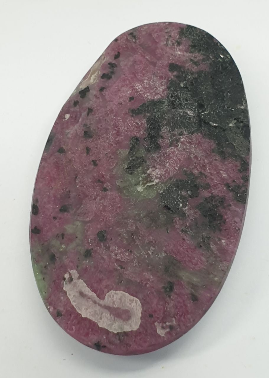 HUGE museum Piece Ruby Zoisite Oval Cabochon 49.3x29.2x13.3mm.-(171.66 ct) Natural Untreated Gemstone