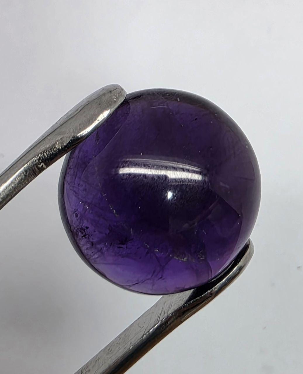 Amethyst Round Cabochon 18mm.(19.4ct.).