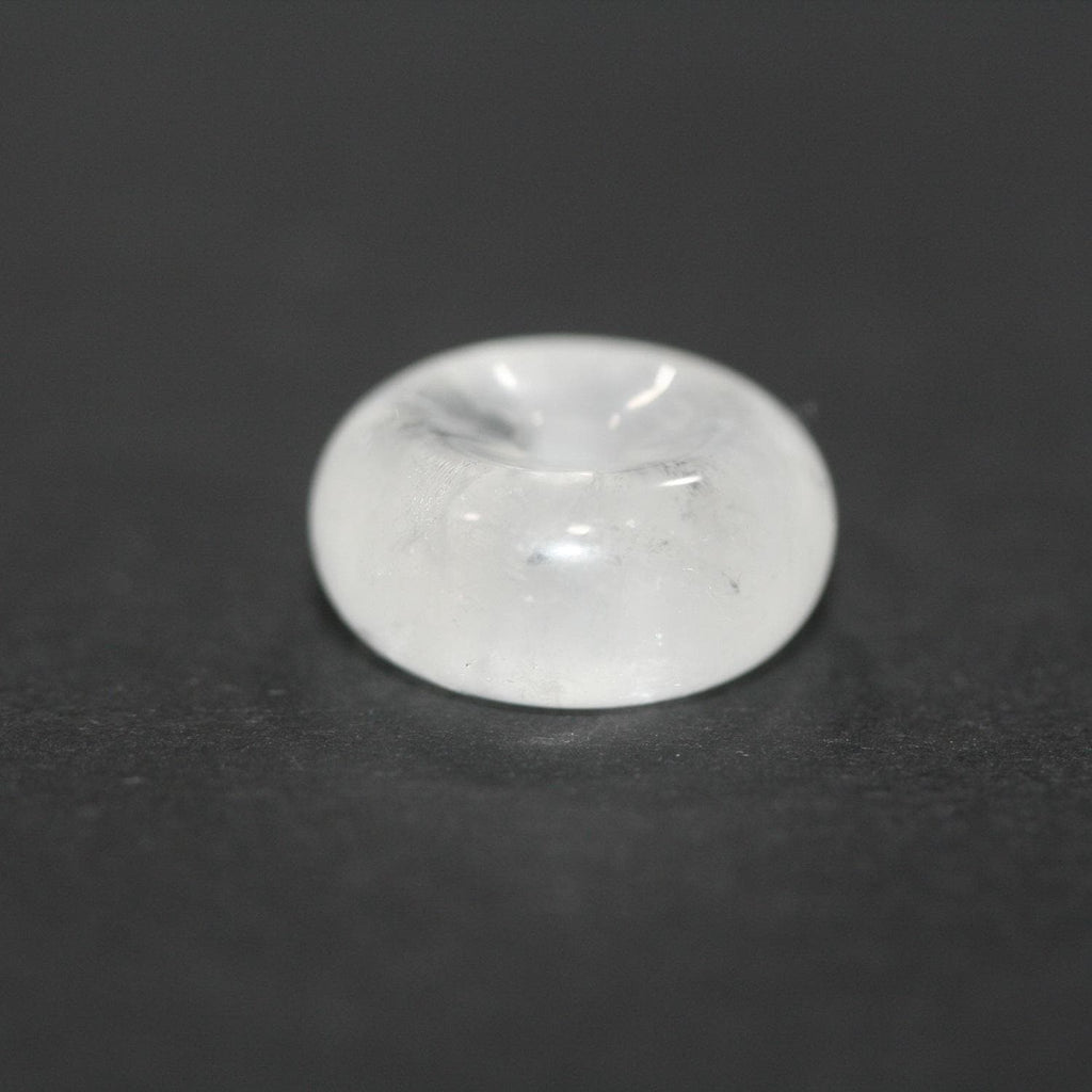 Colgante de Cristal de Roca Donuts Lisos 16x7mm.- Ref.14810