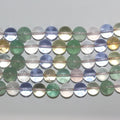 15" St Mix Quartz Perles Rondes Lisses 10mm.-Rig 39cm.