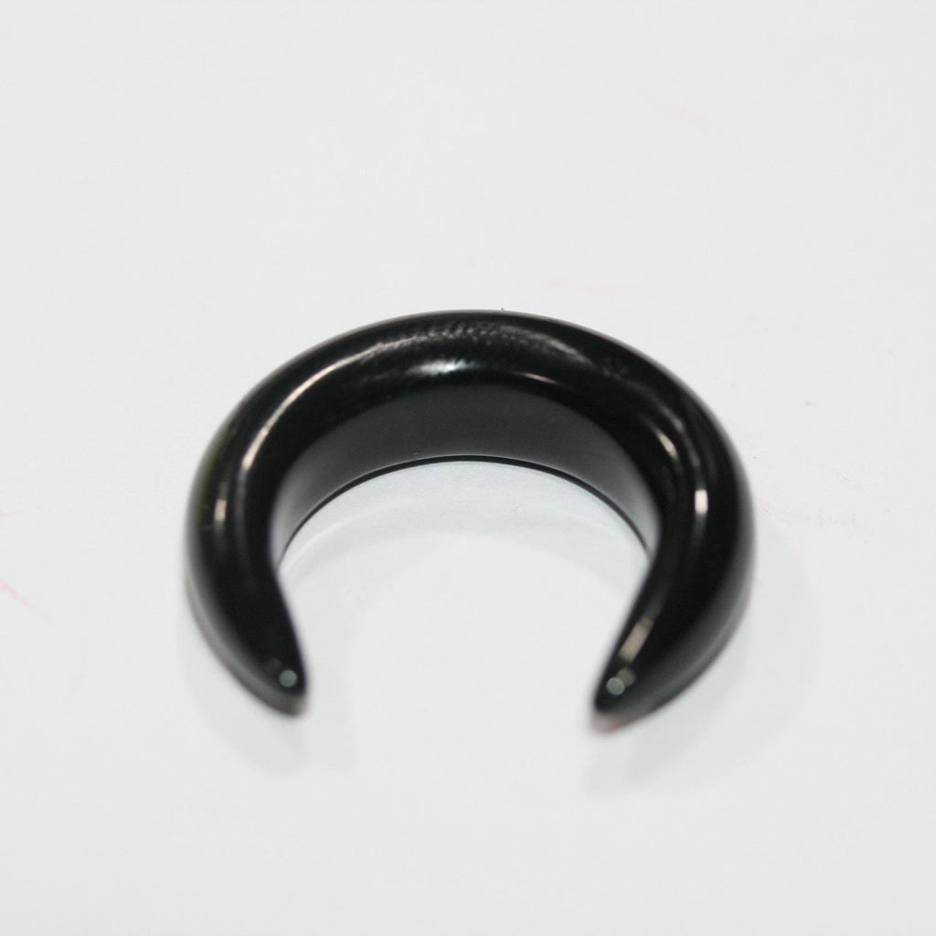 Colgante de ónix lunar liso, sin taladrar. 30 x 7 mm - Ref. 14814