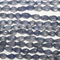 13" St Iolite Faceted Drop Beads 7x5mm. Approx.-Strand 33cm.-Item.4908