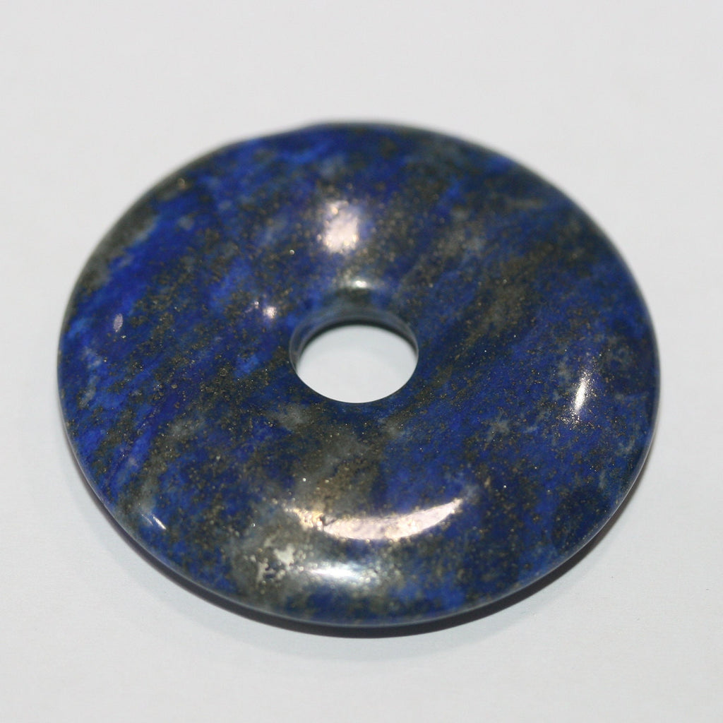 Colgante redondo de lapislázuli de 40 mm.