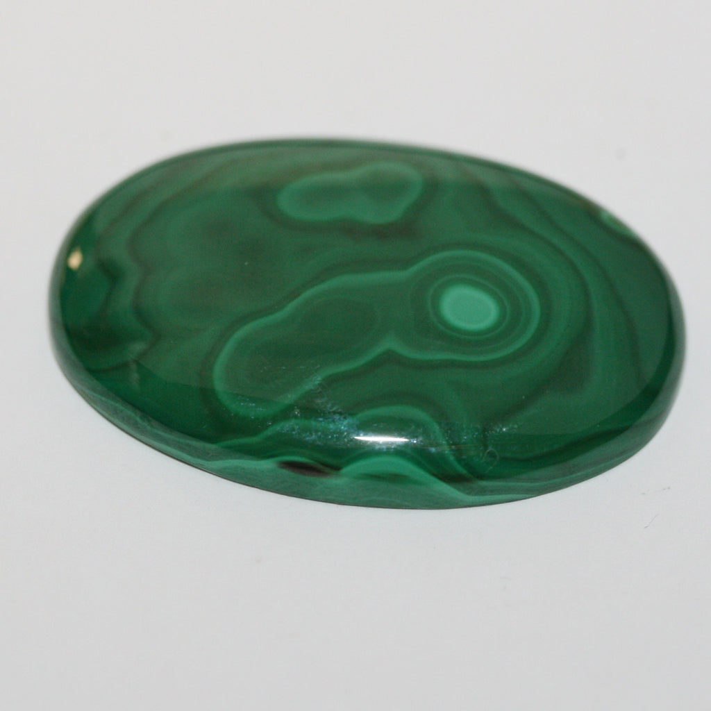 Malachite Oval Cabochon 44x30mm.(109.3ct)