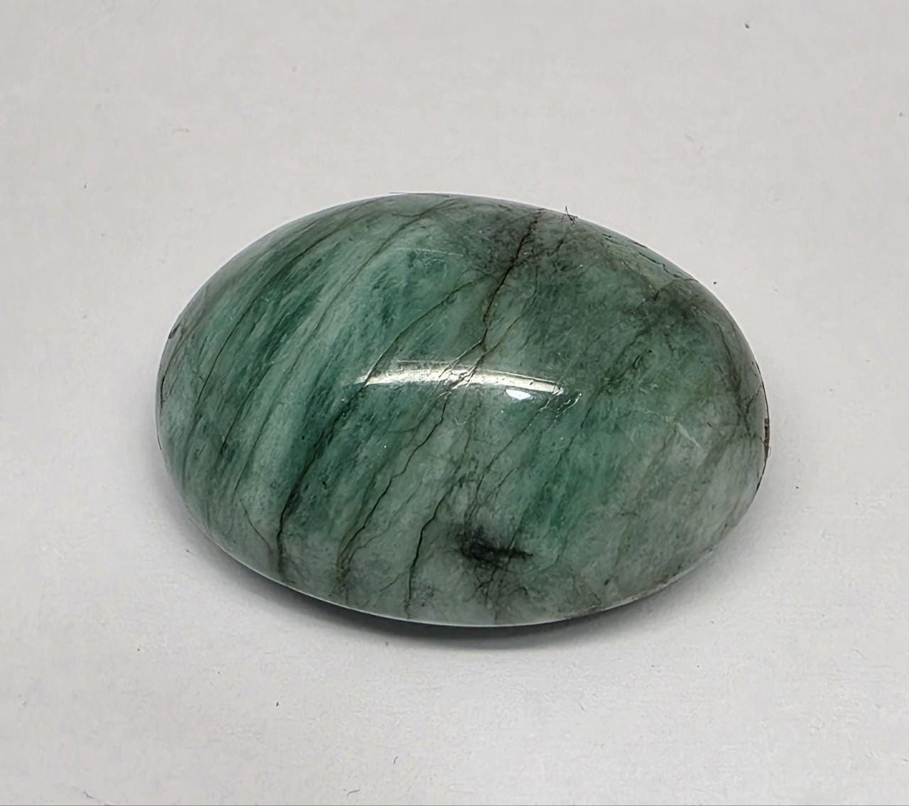 Huge Emerald Smooth Oval Cabochon 24.6x18.4mm 41.5ct- wholesale Price.