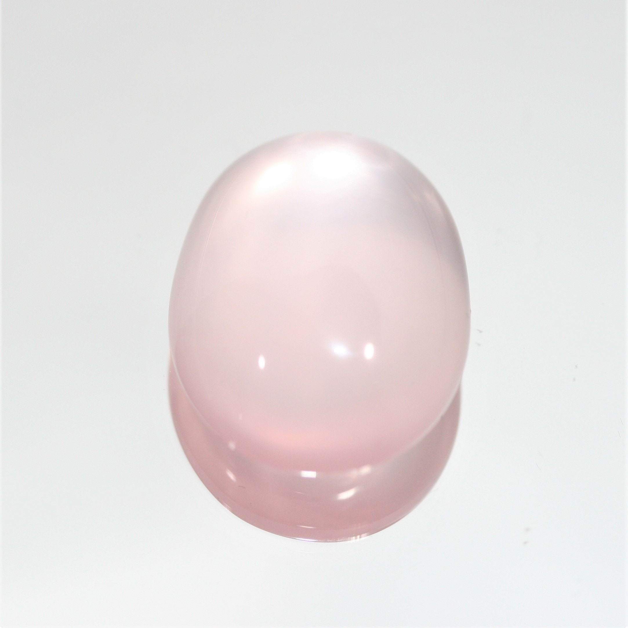 Rose Quartz Smooth Oval Cabochon 26x19mm.Approx. (35.06 ct.)