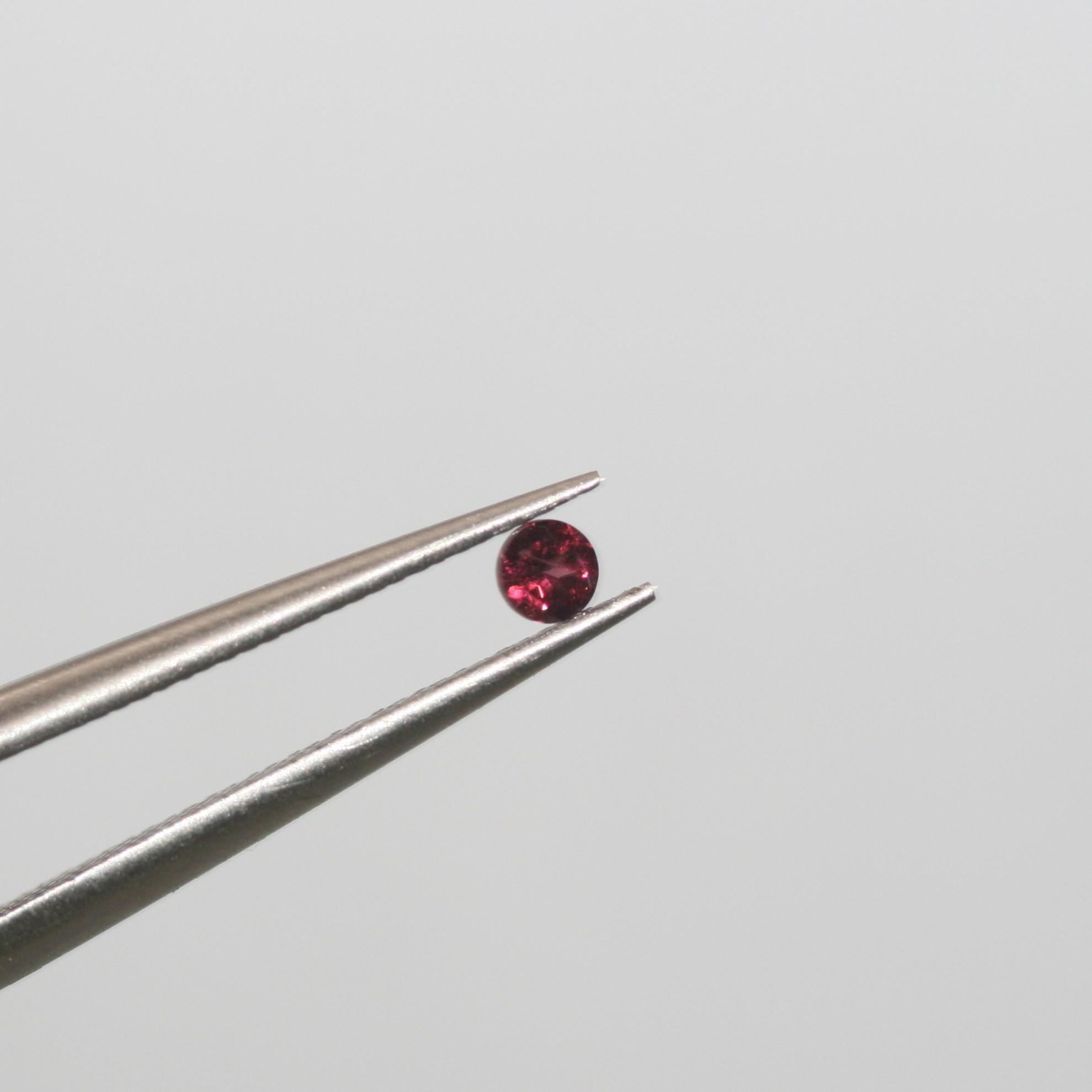 Lote de Granate Redondos Facetados de 2,5 mm - Lote de 2 Quilates - Artículo 313LO