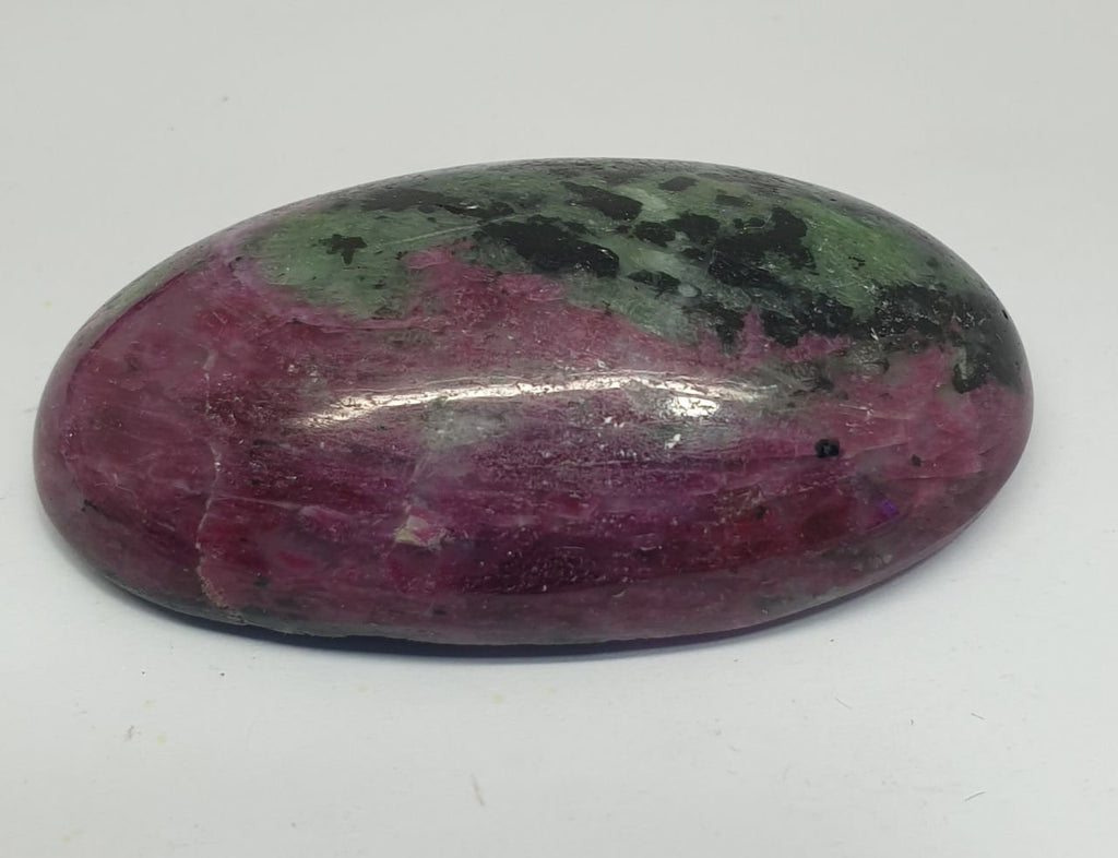 HUGE museum Piece Ruby Zoisite Oval Cabochon 49.3x29.2x13.3mm.-(171.66 ct) Natural Untreated Gemstone