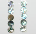 10Pcs Lot Paua Shell Round Flat Cabochon 10mm (10 pcs)