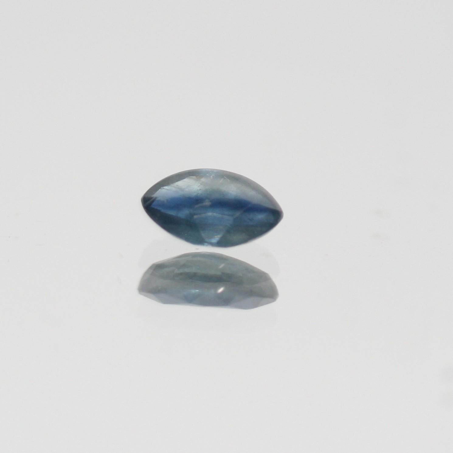 Lote de Zafiro Marquesa Facetado 5x3mm.- 12 Piezas