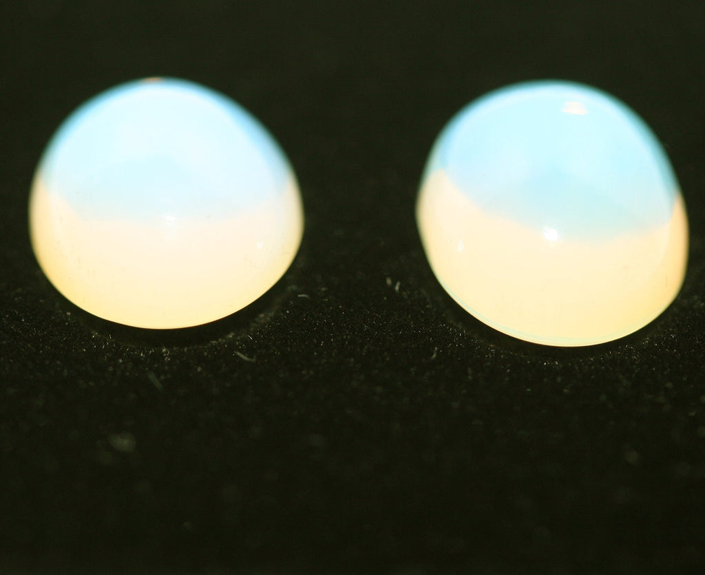 Ethiopian Opal Pair Oval Cabochon 11x9mm. (2pcs)