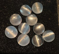 10Pcs Lot Cats Eye Moonstone Round Cabochon 6 mm. (10 pcs.)