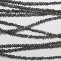 14" St Black Diamond Unpolish 1.5-2.5mm.-Strand 38cm.-Item.7295
