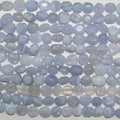 Perles de calchédoine lisses en pépites de 15 pouces (environ 10-12 mm) - Longueur du fil : 39 cm