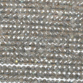 13" St Labradorite Faceted Rondelle Beads  2.5x2mm.-Strand 33cm.