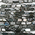 14" St Labradorite Smooth Brick Prism  Beads  9x5mm.Approx.-Strand 35mm