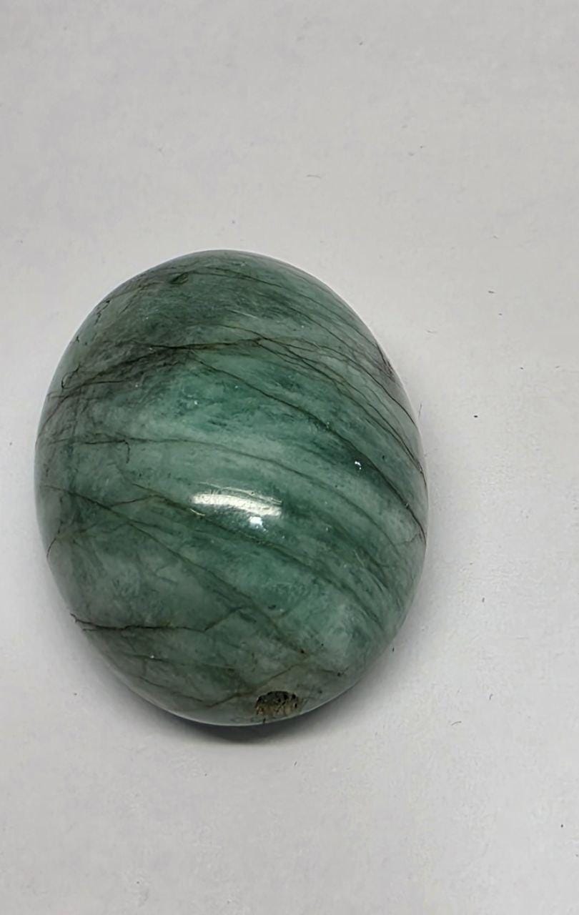 Huge Emerald Smooth Oval Cabochon 24.6x18.4mm 41.5ct- wholesale Price.