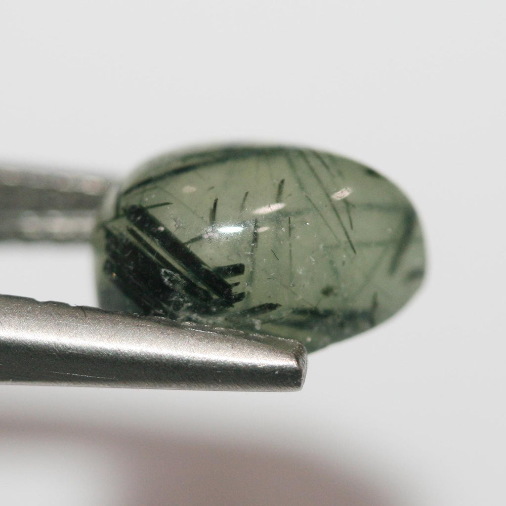 10 Pcs  Lot Prehnite Drop Cabochon 10x7mm (10 pcs)