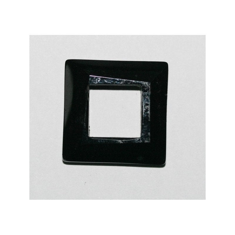 Colgante de Ónix Cuadrado Facetado 20mm.