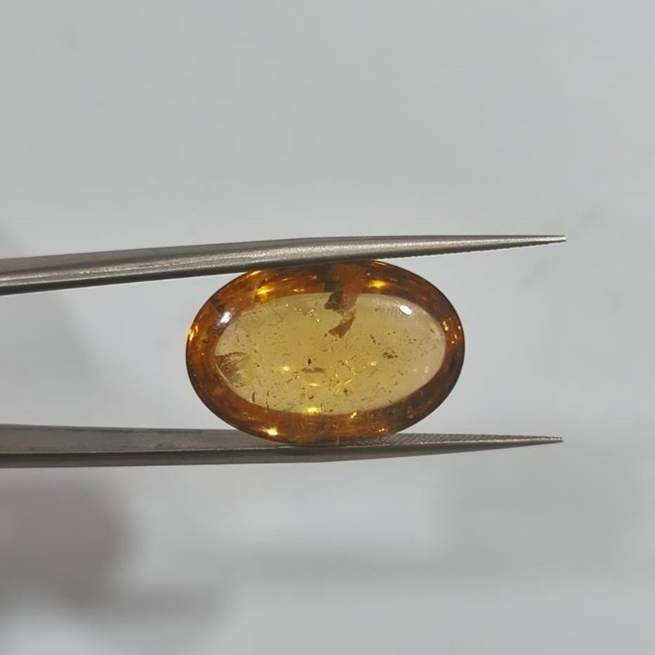 Big Deep Color Natural Citrine Oval Cabochon 24x16.1x9mm.-22.63ct- Jewelry Making Supplies