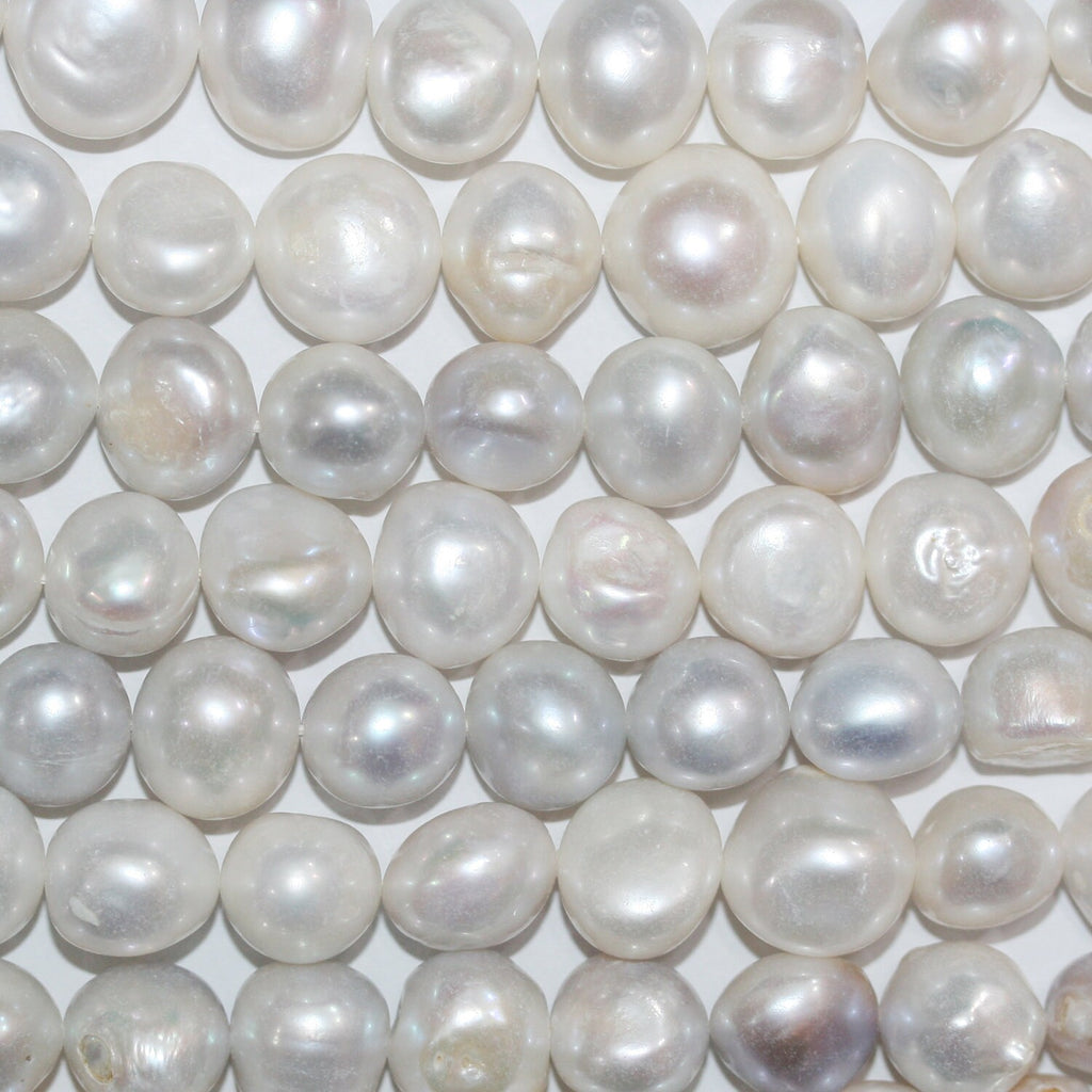 Perles baroques d'eau douce St 14" (12-13 mm) - Fil de 36 cm - Perles naturelles - Prix de gros
