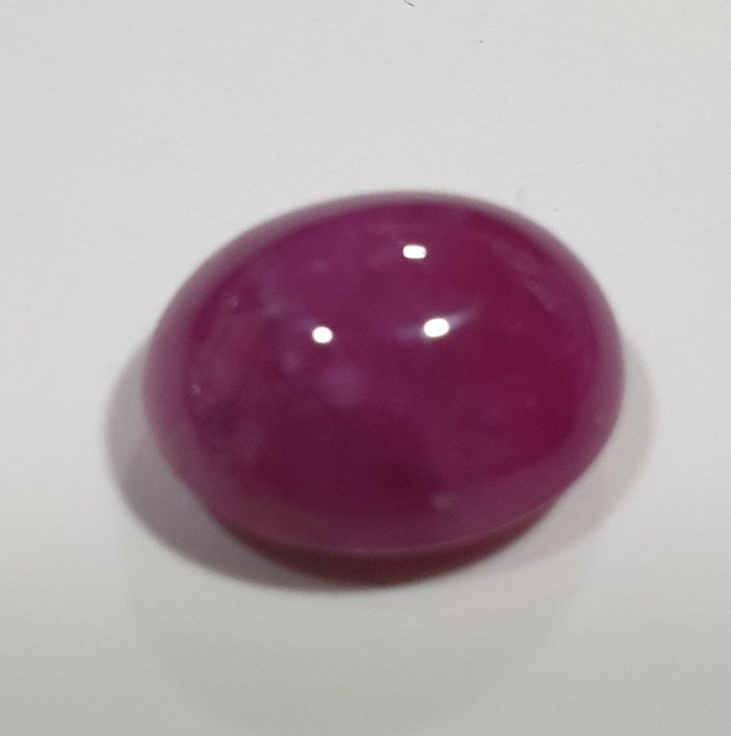 Pink Sapphire Oval Cabochon 10x8.2mm.(4.4ct.)