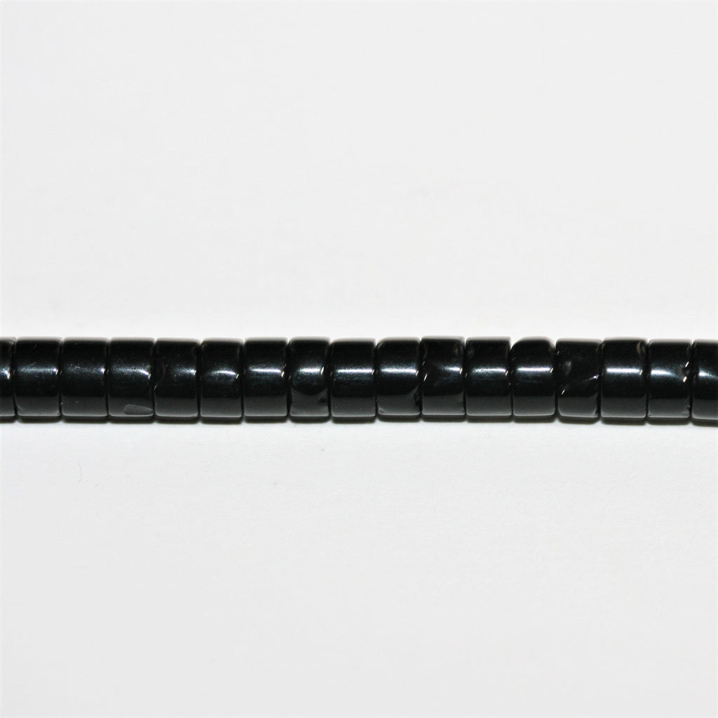 Perles de disque lisses en onyx St 15" 4x2mm.-Rig 39cm.