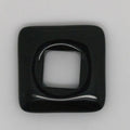 Colgante Ónix Cuadrado Liso 14mm.