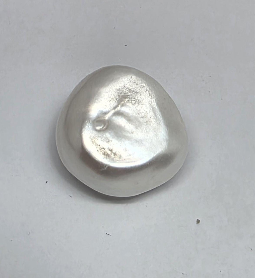 Perla de agua dulce barroca sin perforar, con brillo superior AAA, 15 x 13,3 mm (14,7 ct). Perla natural. Precio por unidad. Pendiente de perla.