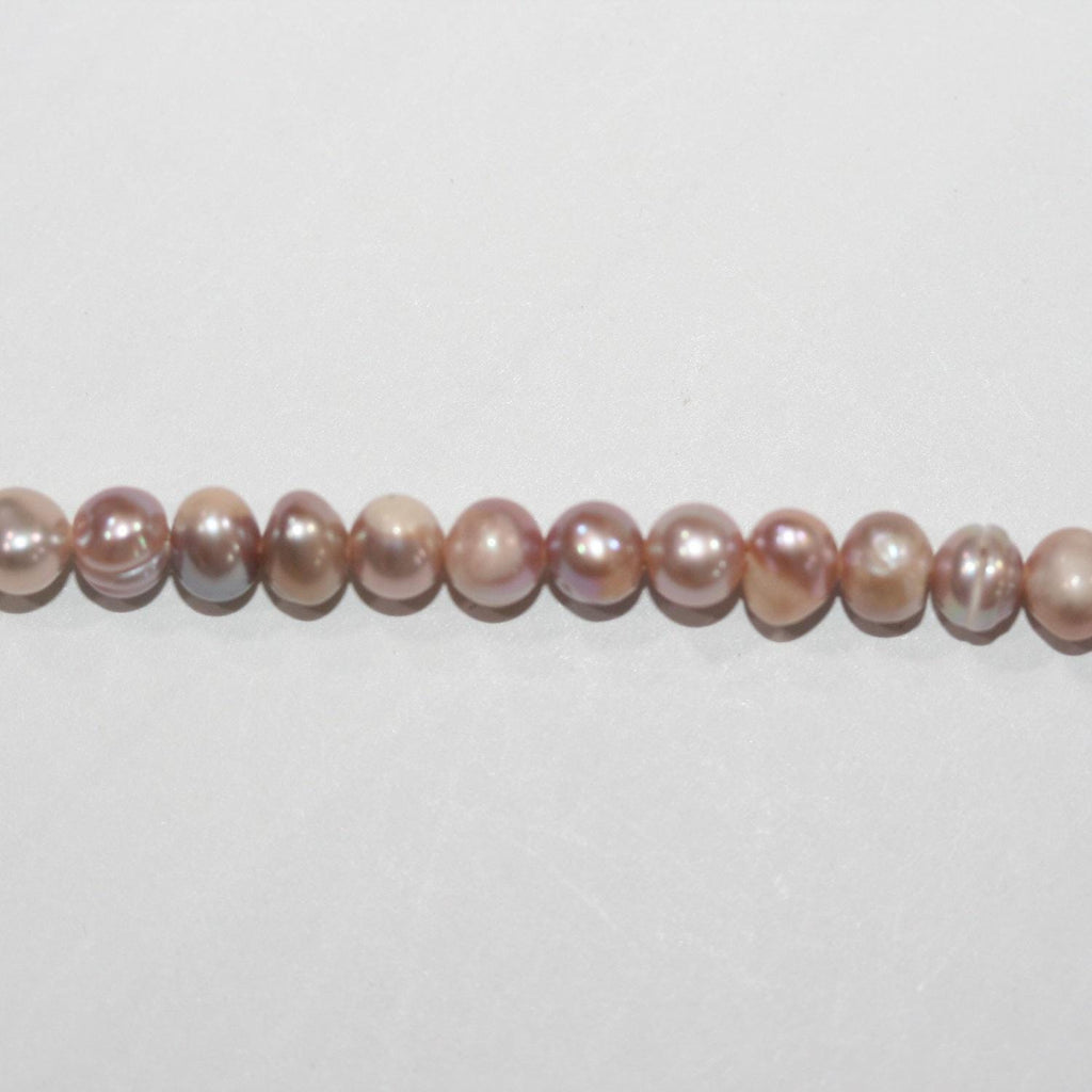 13" St Freshwater Multicolor Round Pearl 4-5mm.-Strand 36cm.-Item.14768-Natural Pearls wholesale Prices