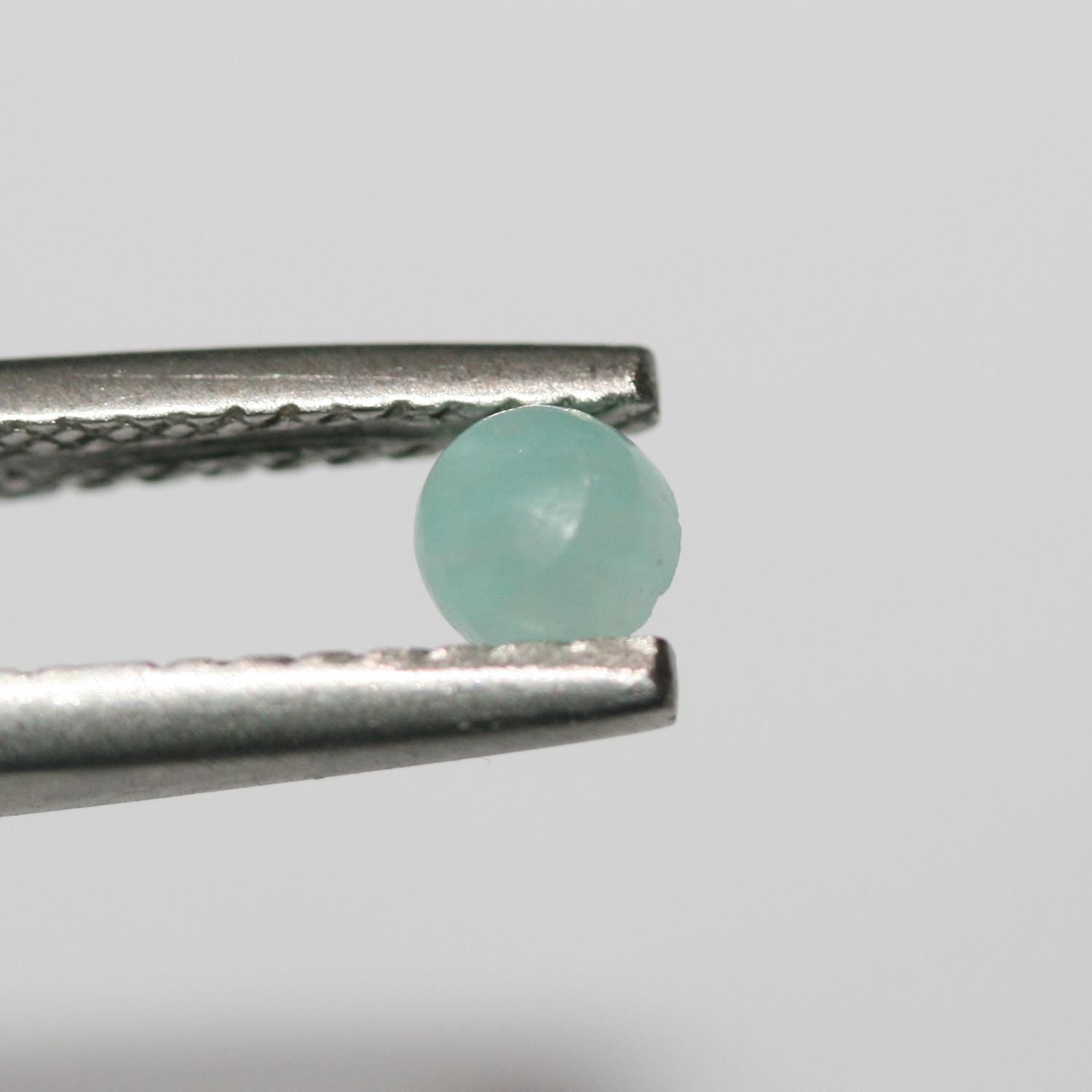 10Pcs Lot Amazonite Round Cabochon 4 mm. (10 pcs)