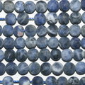 Perles rondes en sodalite St, finition mate lisse, 14 pouces, 6 mm, brin de 38 cm.