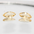 Lote de 2 piezas de citrino facetado marquesa de 14 x 7 mm (2 piezas) - Artículo 635LO