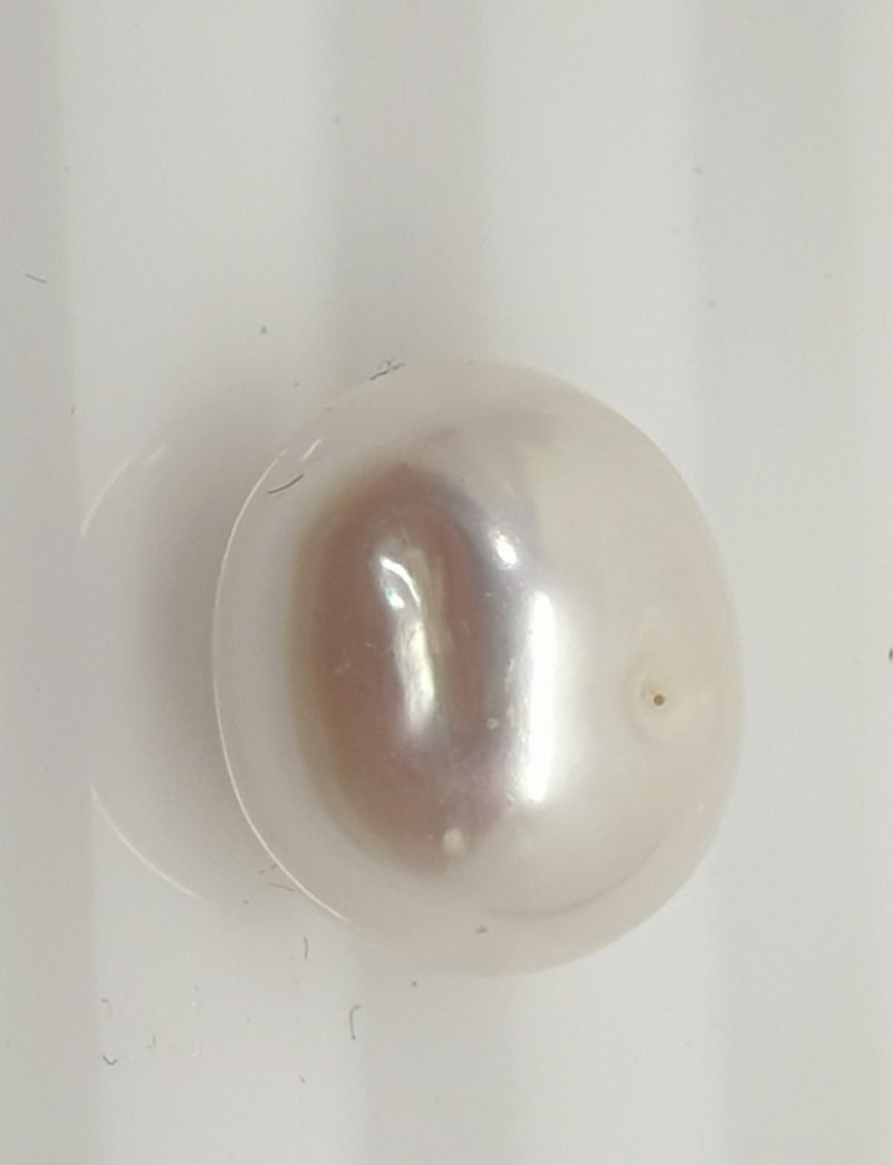 Perla de agua dulce barroca ovalada sin perforar, con brillo superior AAA, de 12 a 14 mm (perla natural con brillo superior). Precio por unidad.