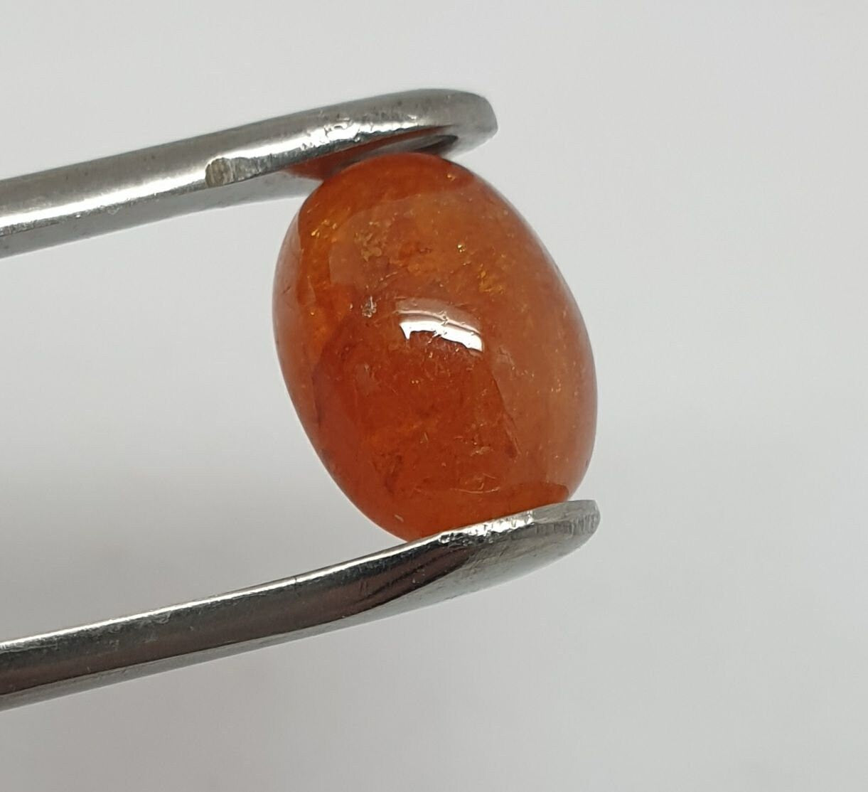 Spessartite Garnet Oval Cabochon 12.2ct  14.1x10.5mm Fanta Garnet Orange Garnet Spessartite Garnet- Untreated Gem