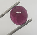 Pink Tourmaline Rubellite Oval Cabochon 12.5x11.5mm 6.2ct Natural Gemstones