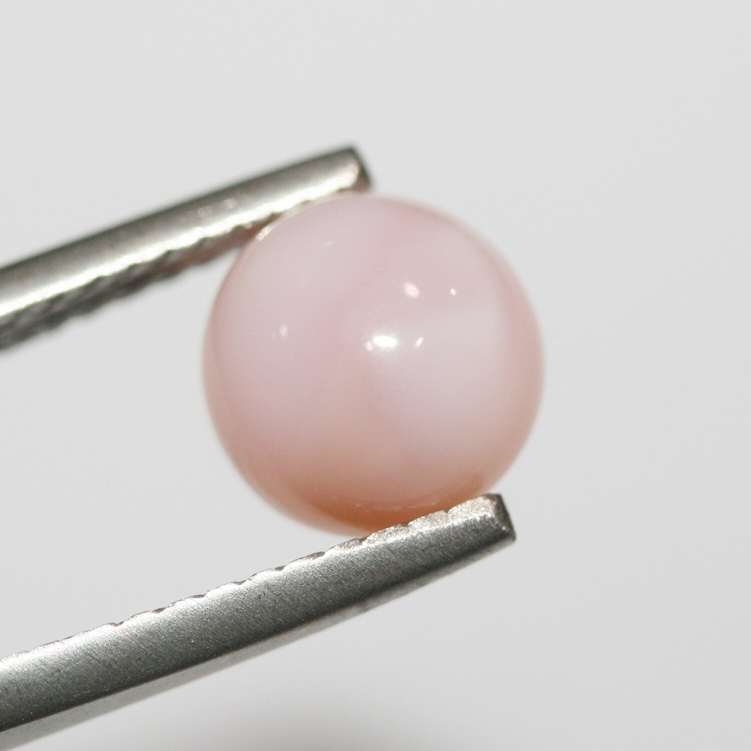 10 Pcs Lot Pink Opal Round Cabochon 10 mm. (10 pcs.).