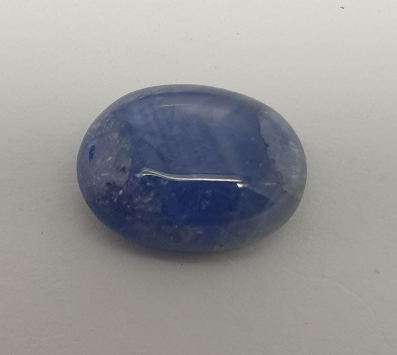 Blue Sapphire Oval Cabochon.12x9.2mm. (6.5ct.) - Gemstone Wholesaler