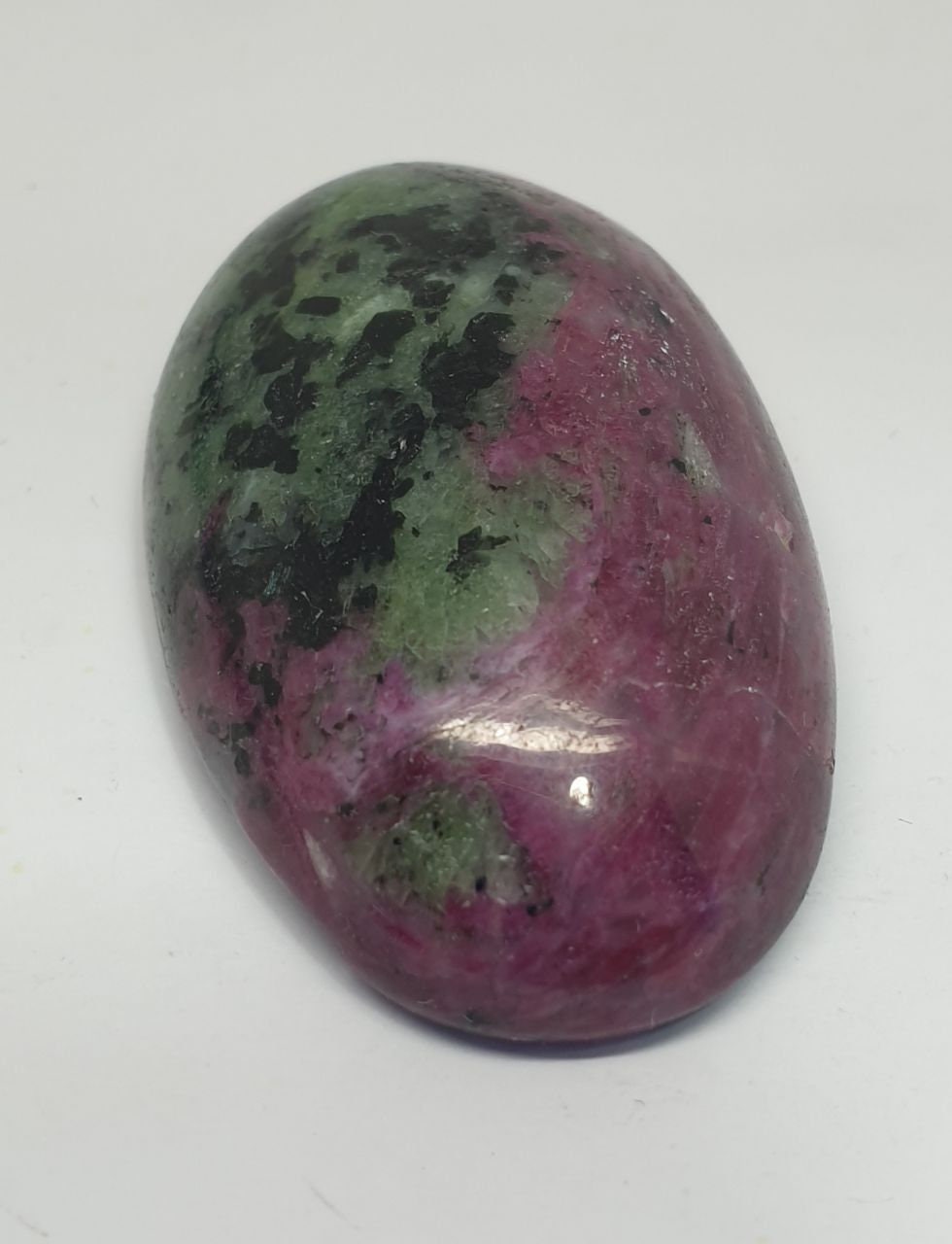 HUGE museum Piece Ruby Zoisite Oval Cabochon 49.3x29.2x13.3mm.-(171.66 ct) Natural Untreated Gemstone