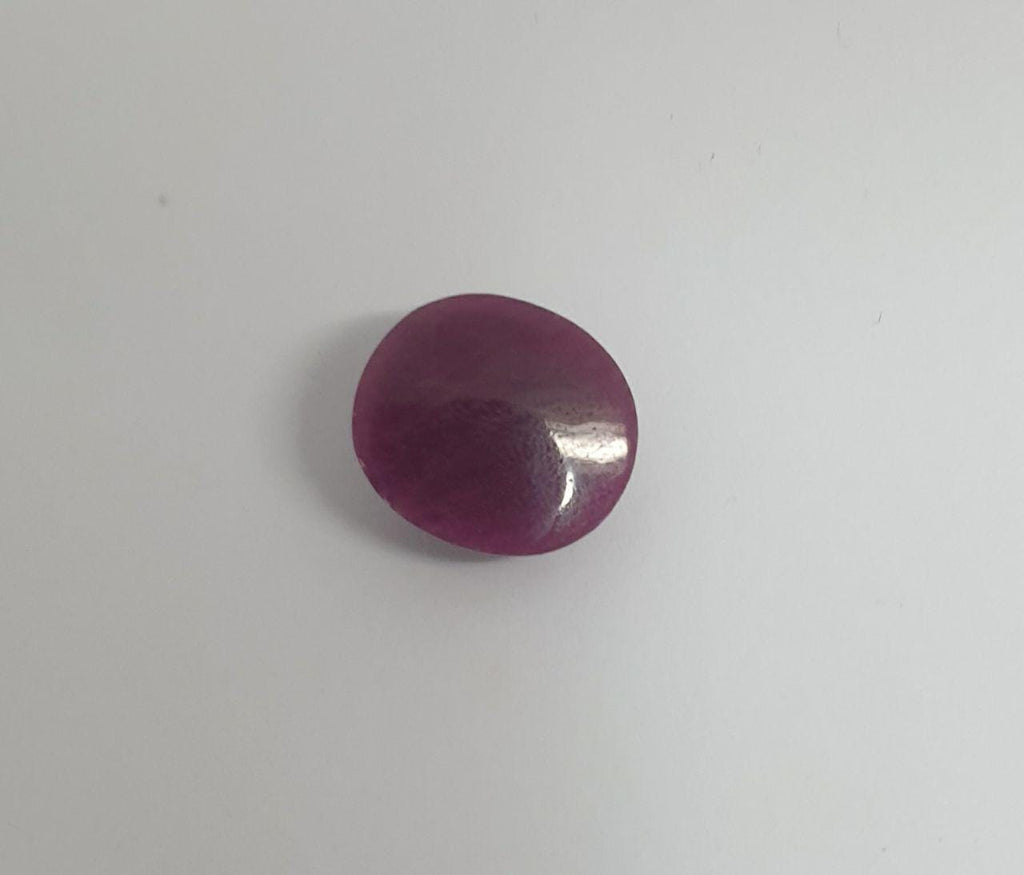 Gros cabochon de rubis naturel non traité, 14,1 x 12,6 mm, 11,56 ct, pierre précieuse naturelle pour la joaillerie
