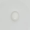 Lote de 6 cabujones ovalados de ágata blanca de 10 x 8 mm. (6 uds.).