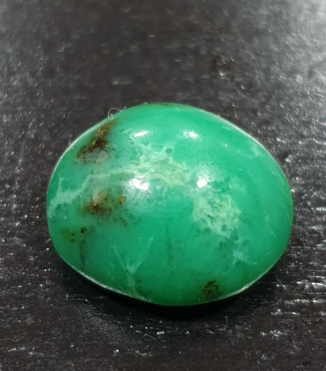 Big Mint Chrysoprase Cabochon 17x14.8x9.8mm 17.26cts -Natural Untreated Gem