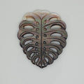 Colgante Hoja MOP 49x43mm.