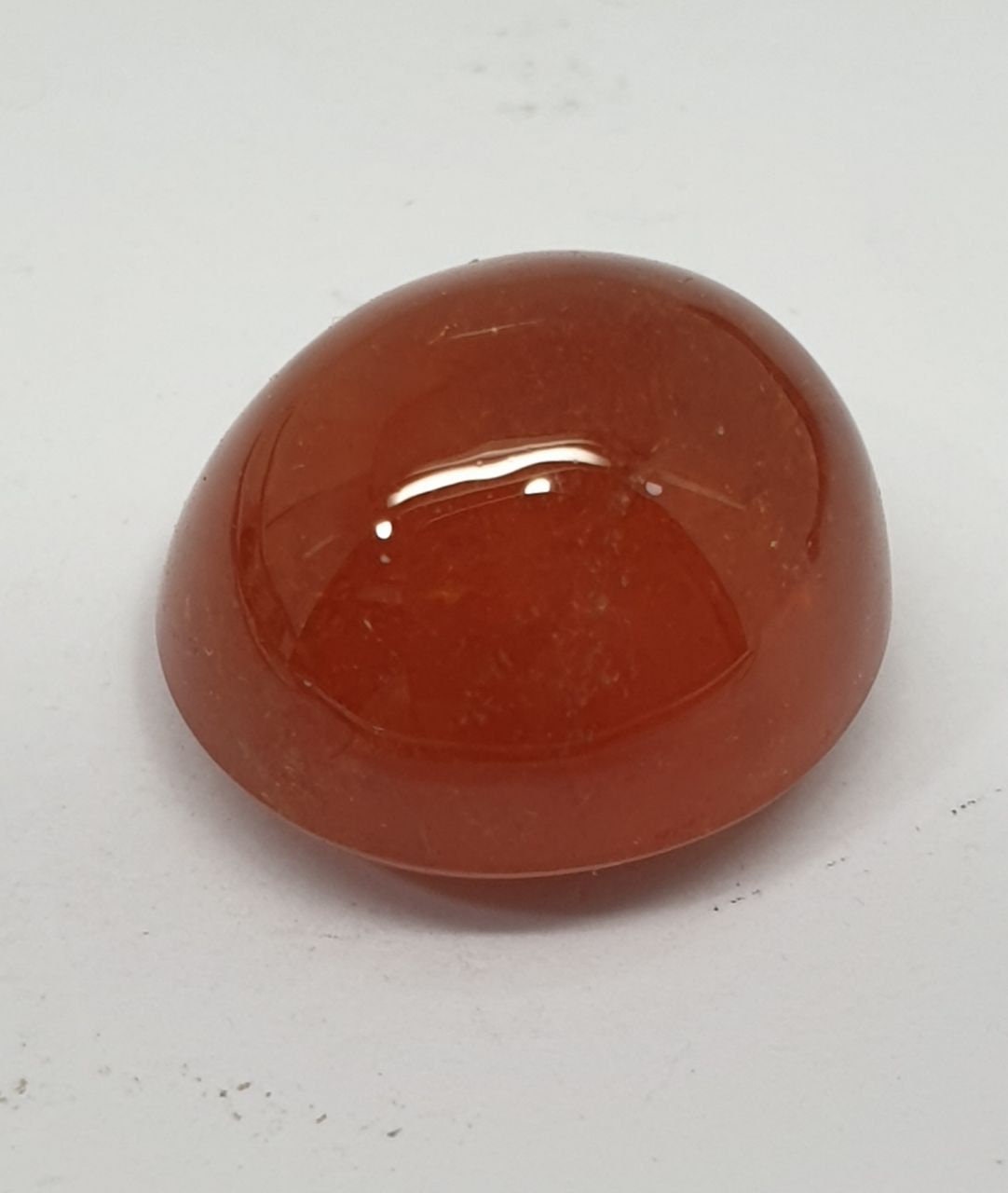 Spessartine Garnet Oval Cabochon 13.5x12.2mm (14.76ct.)- Natural Orange Garnet Color